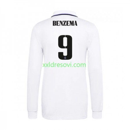 Real Madrid Karim Benzema 9 Domaći Nogometni Dres 2022-2023 Dugim Rukavima
